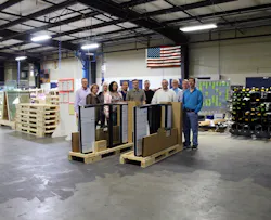Boon Edam today announced that a completely new production line for its Lifeline Optical Turnstiles is now operational at the company’s Lillington, NC factory. These are the first turnstiles of the Lifeline Series now officially “Made in the USA.” Boon Edam today announced that a completely new production line for its Lifeline Optical Turnstiles is now operational at the company’s Lillington, NC factory. These are the first turnstiles of the Lifeline Series now officially “Made in the USA.”