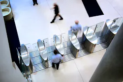New turnstiles and/or security doors may have the initial negative effect of slowing people down, however done right administrators can change the organization’s culture to one of acceptance and even advocacy. New turnstiles and/or security doors may have the initial negative effect of slowing people down, however done right administrators can change the organization’s culture to one of acceptance and even advocacy.
