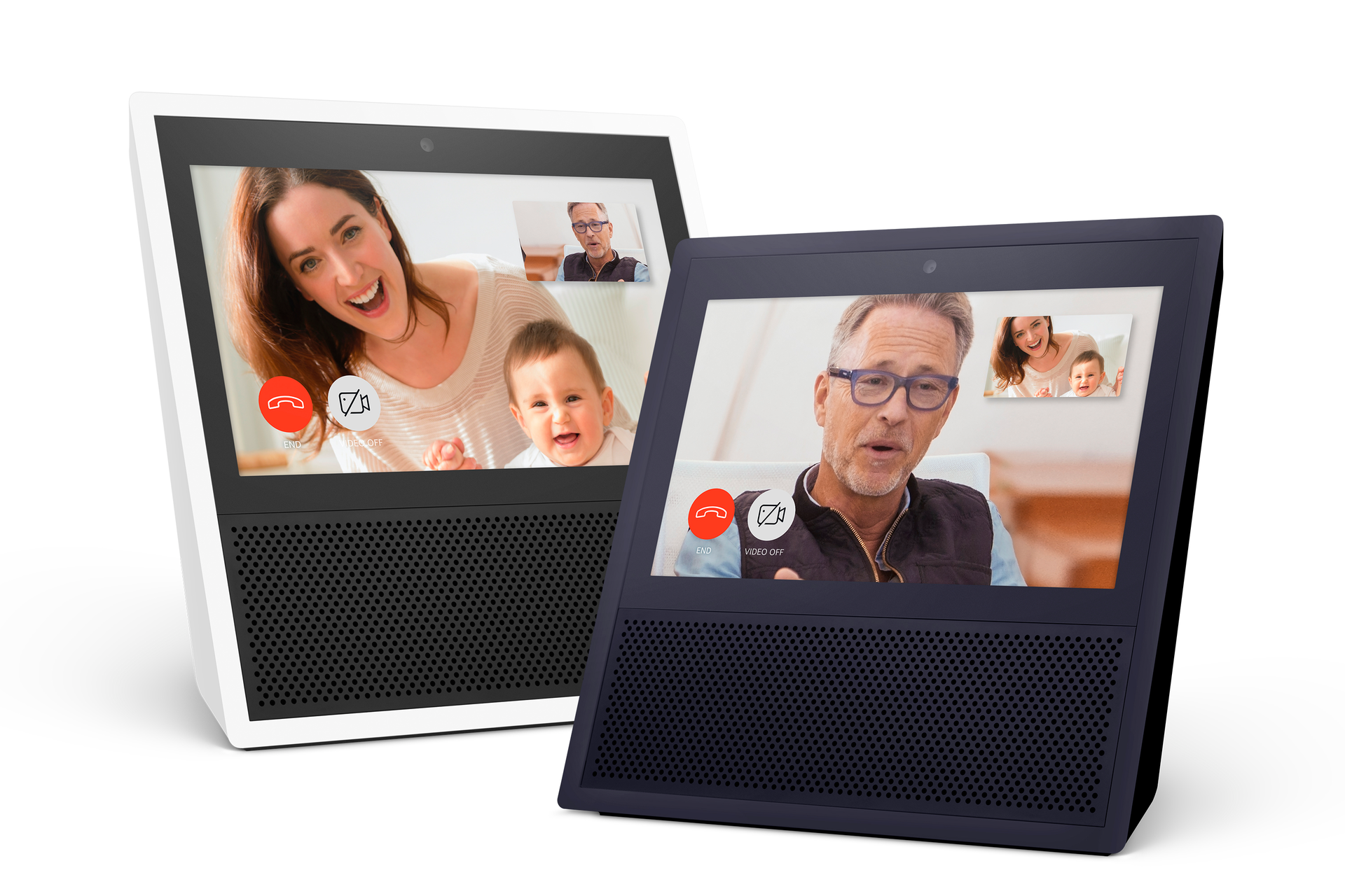 Amazon Echo Show Black and White 594d446baf601