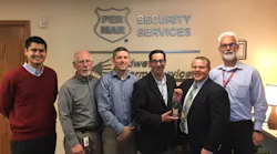 Jesse O'Kane of Per Mar and Brandon Heck of Salient. Jesse O'Kane of Per Mar and Brandon Heck of Salient.