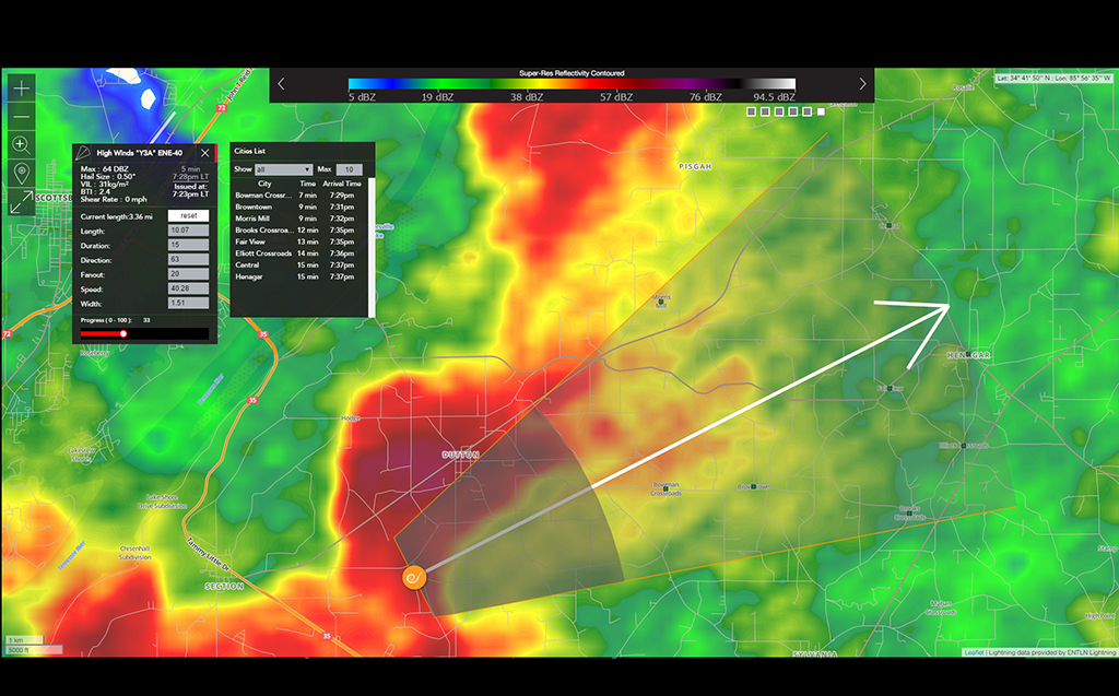 Baron, the worldwide provider of critical weather intelligence, announces its Weather Data API for Public Safety.