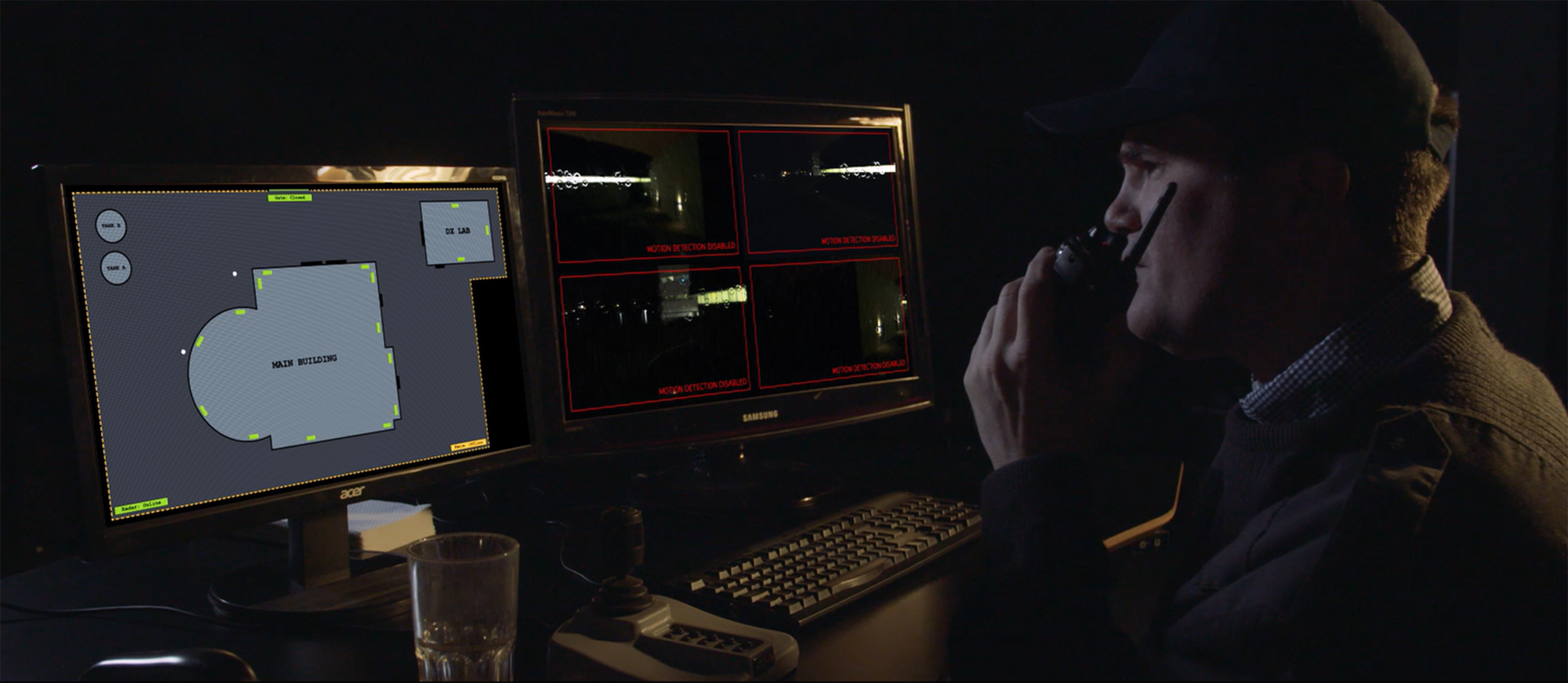 Ground-based radar can notify an operator in a central monitoring station that someone is approaching a facility and how fast.