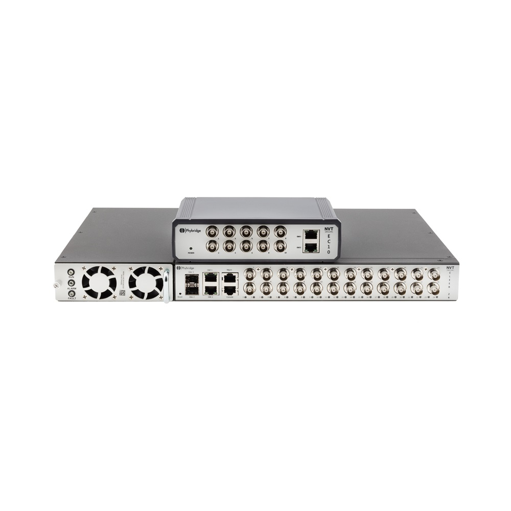 The CLEER24 24-port managed and EC10 10-port unmanaged Ethernet over Coax switch and adapter family deliver powerful Fast Ethernet (100Mbps, full duplex) and PoE+ (30W) over Coax/UTP with reach to 2,000ft, 6Xs farther than standard Ethernet limits.