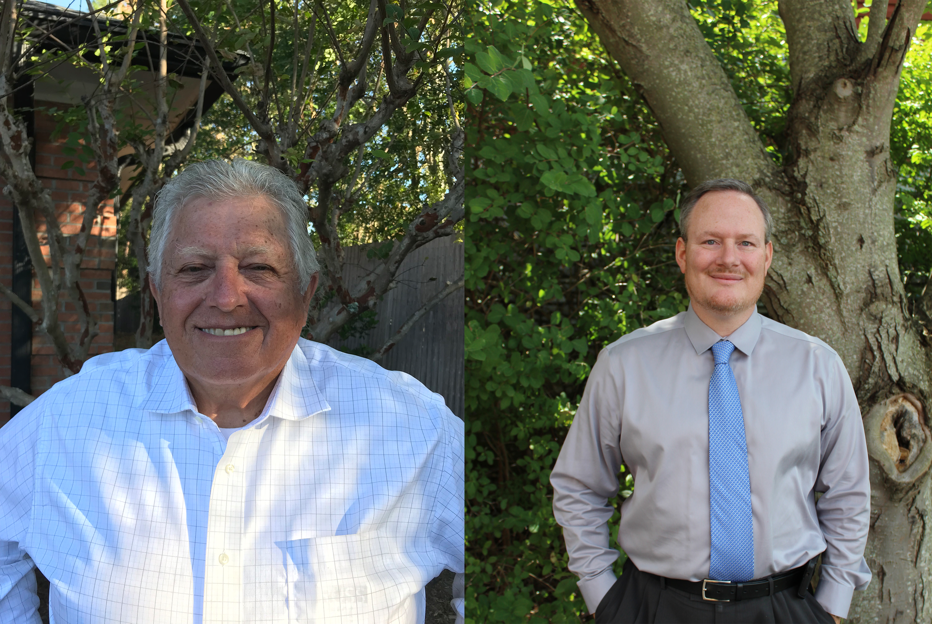 Bates Security's newest executives, Russ Ackerman and Brandt Phillips.