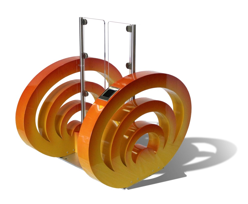 The Sunrise provides the same high level of functionality and security that all Delta's turnstiles deliver, but its circular shape and striking colors make it particularly distinctive, and adds an aesthetic dimension to any space.