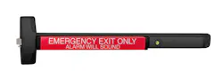 The Yale 6000 Series Exit Device with A-ALR emergency exit option has a highly durable aluminum rail design with ANSI/BHMA Grade 1 certification. The Yale 6000 Series Exit Device with A-ALR emergency exit option has a highly durable aluminum rail design with ANSI/BHMA Grade 1 certification.