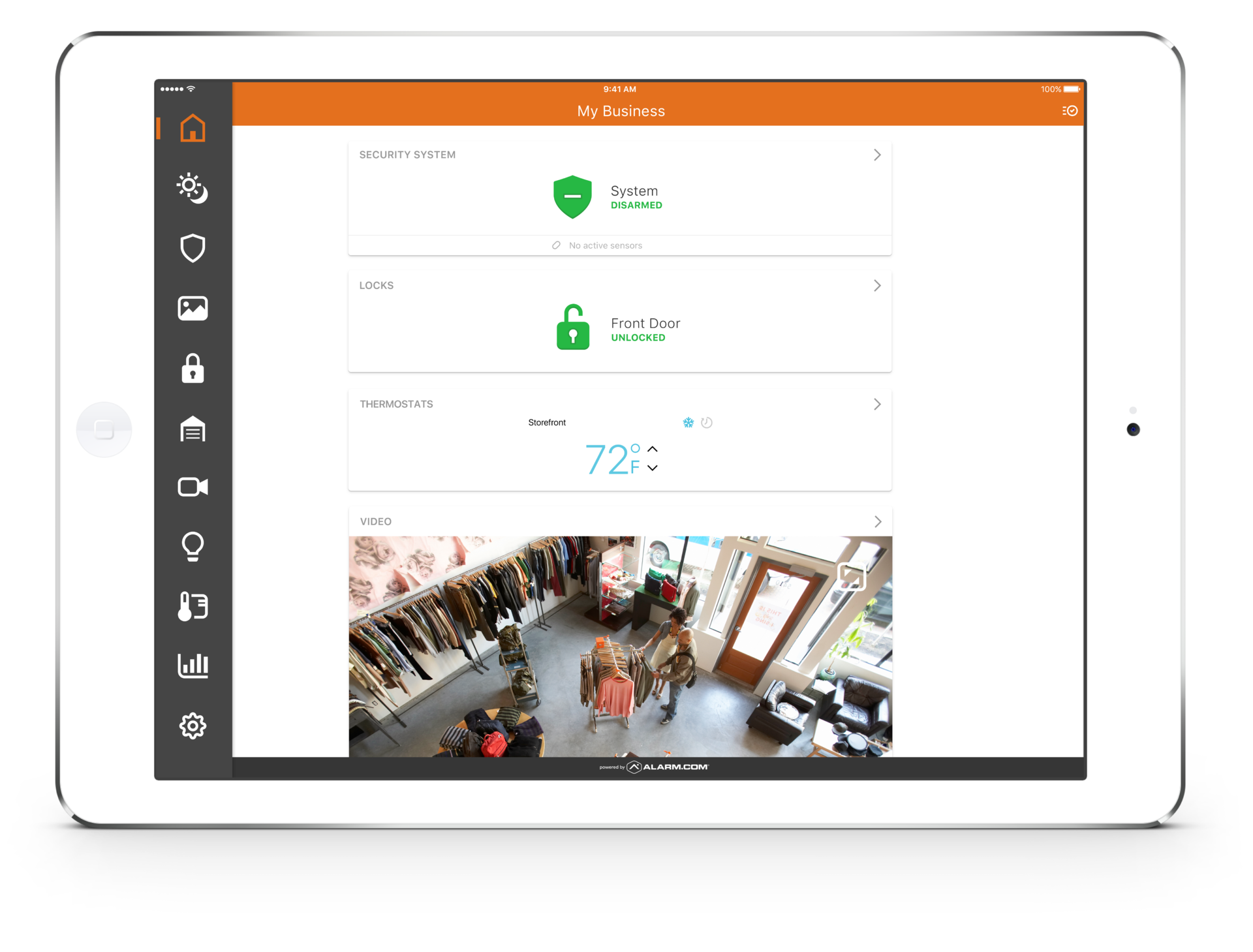 iPad Dash Business security lock tstat video print 5a95c4d5bb933