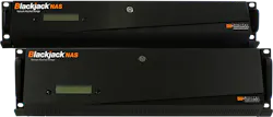 The DW-BJ8NAS and DW-BJ16NAS models, the latest additions to the new Blackjack® NAS series, are additional storage solutions for any Blackjack® NVR. The NAS devices provide additional video storage for more recording days and more cameras to an existing system, while being controlled from a unified DW Spectrum® IPVMS interface. The DW-BJ8NAS and DW-BJ16NAS models, the latest additions to the new Blackjack® NAS series, are additional storage solutions for any Blackjack® NVR. The NAS devices provide additional video storage for more recording days and more cameras to an existing system, while being controlled from a unified DW Spectrum® IPVMS interface.