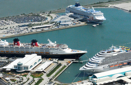 Port Canaveral in Cape Canaveral, FL.