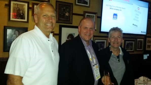 From left to right: Jon VanDiver, East Regional Vice President of Sales, Sielox, Steve Milsk, President of Milsk Company Inc., Karen Evans, President and CEO, Sielox