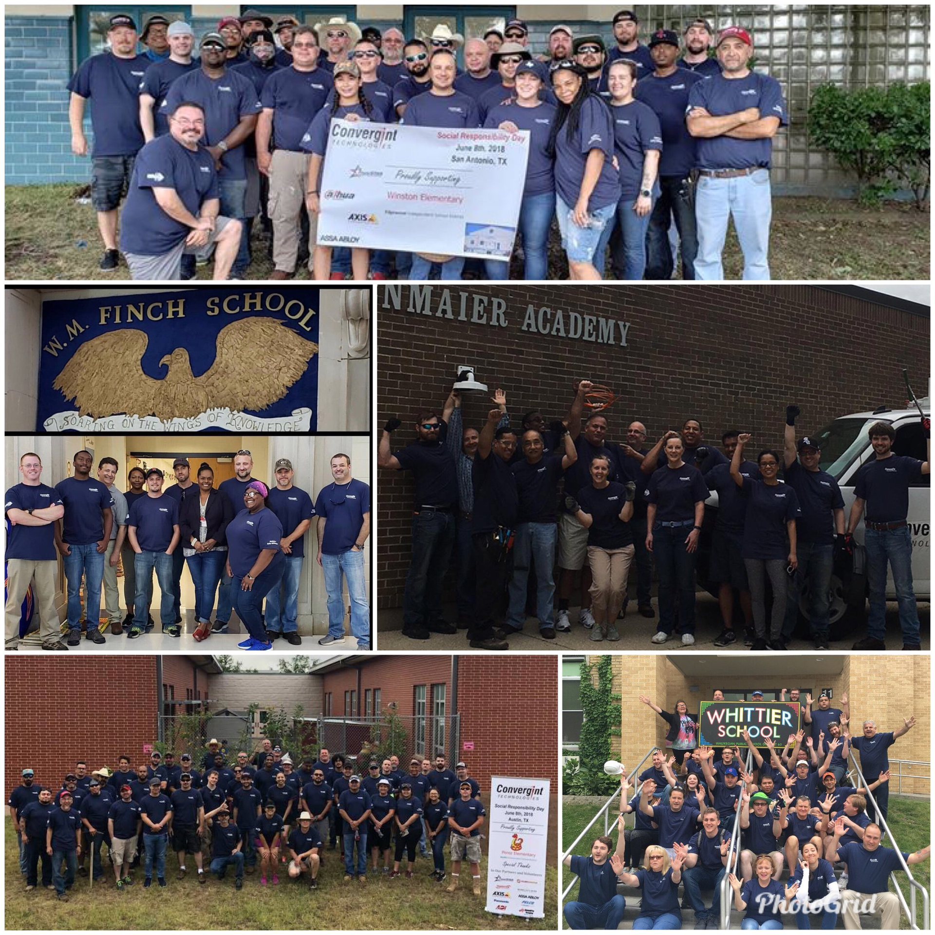 Highlight's from Convergint's STEP Up for Schools initiative on June 8.