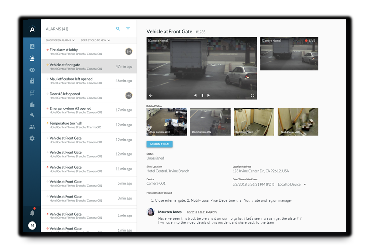 The Arcules Integrated Video Cloud Service combines untapped video and sensor data with the latest technologies in cloud, artificial intelligence, and machine learning to deliver actionable business and security intelligence for modern organizations.