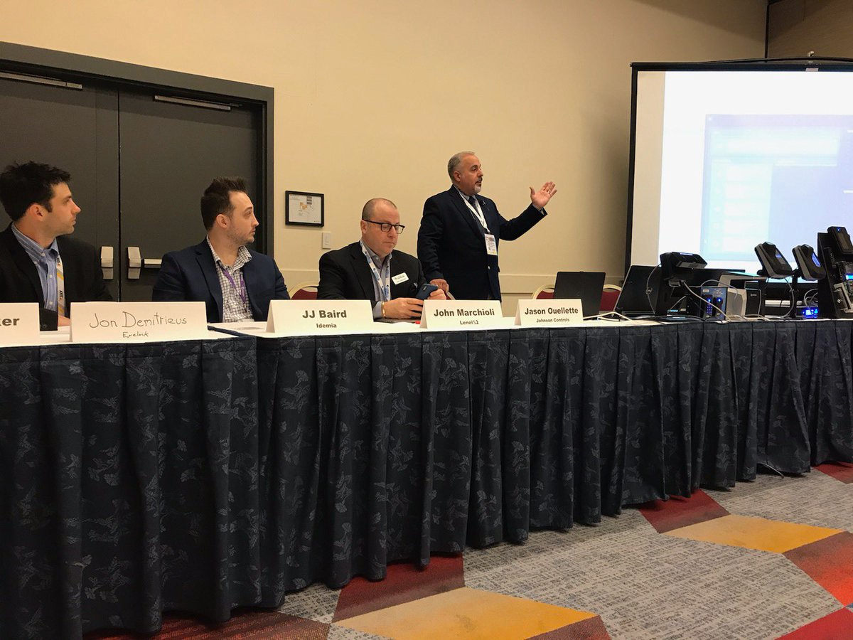 The PSIA's interoperability demo at ISC West 2019.