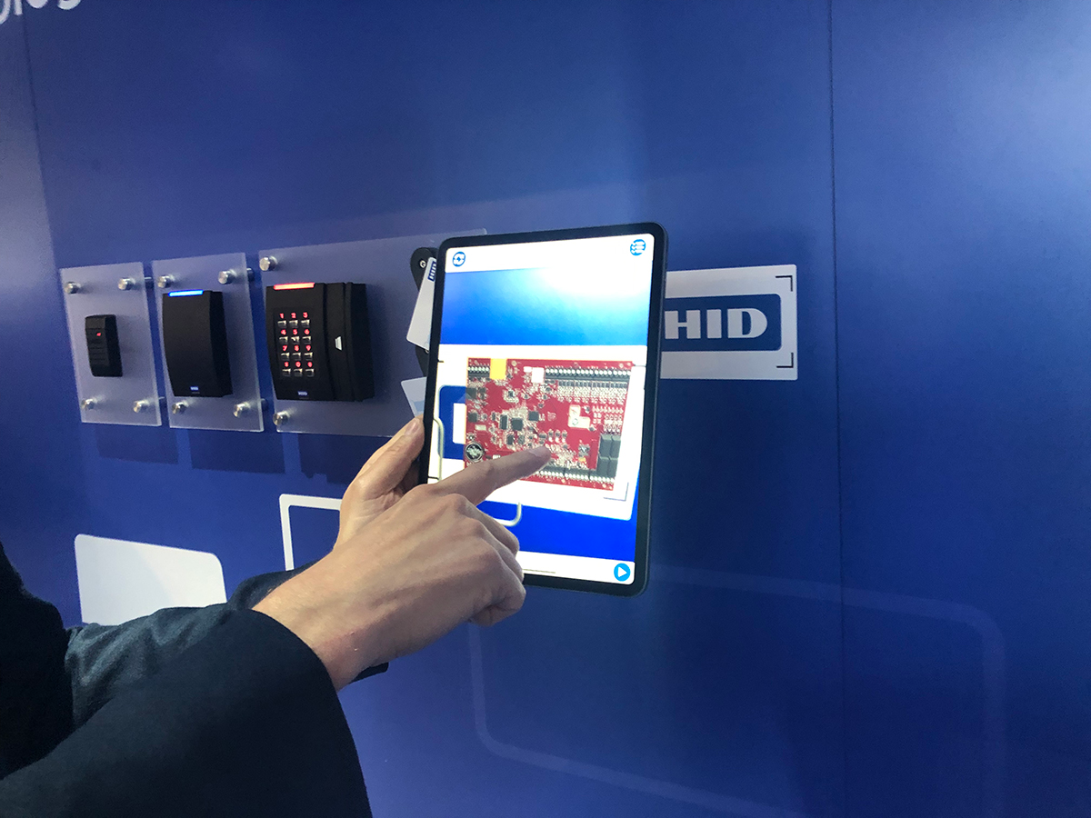 The AR installation tool helps visualize specs for installation.