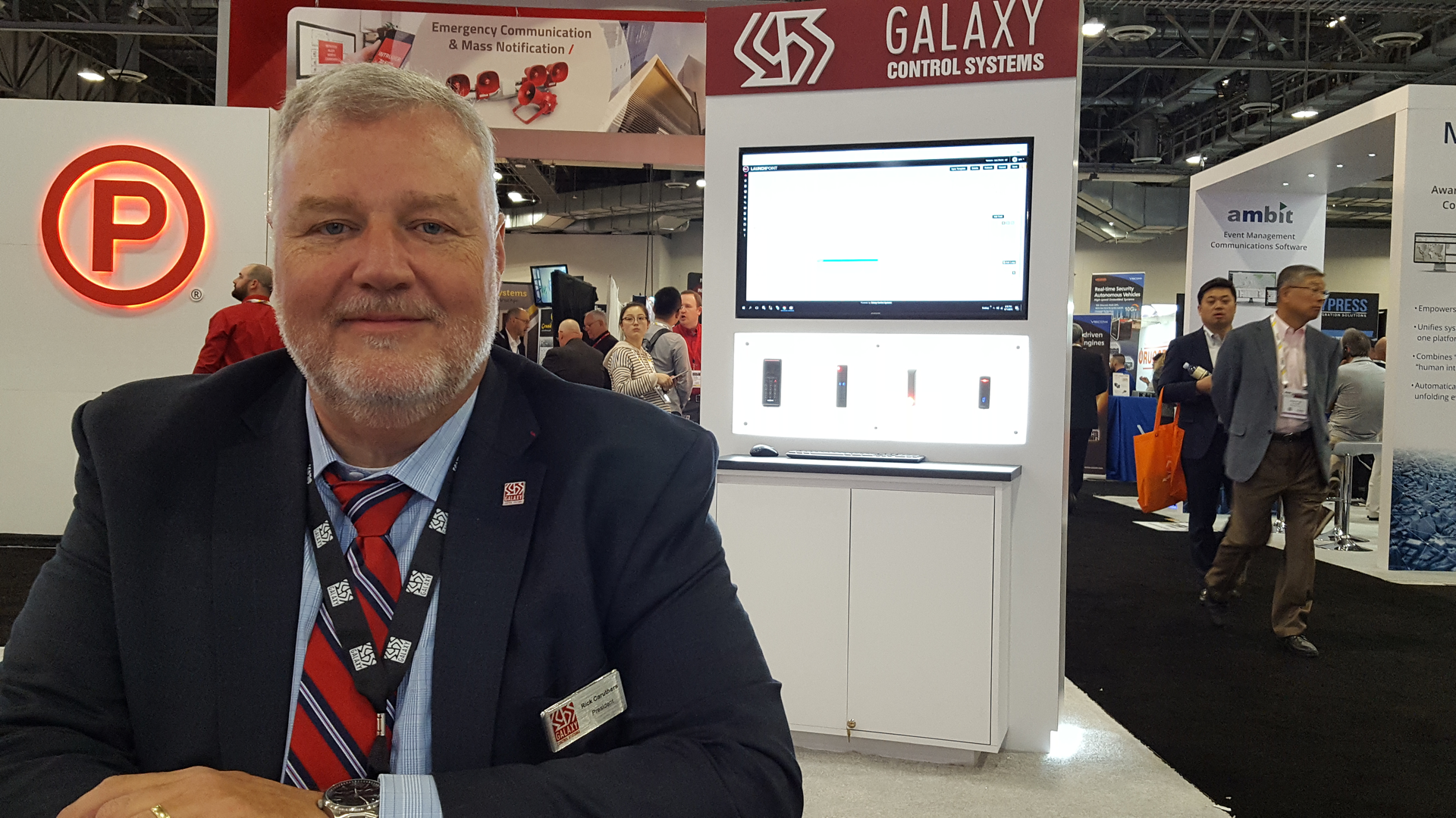 Galaxy Control's Rick Caruthers was on hand at the recent ISC West 2019 event to show off the big changes at the company.