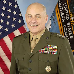 Gen. John F. Kelly, U.S. Marine Corps (RET), former DHS Secretary and White House Chief of Staff, will present a keynote address on Military & Law Enforcement Appreciation Day at the 2019 Global Security Exchange (GSX). Gen. John F. Kelly, U.S. Marine Corps (RET), former DHS Secretary and White House Chief of Staff, will present a keynote address on Military & Law Enforcement Appreciation Day at the 2019 Global Security Exchange (GSX).