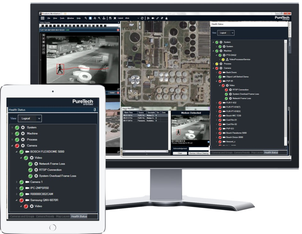PureTech Systems recently announced that it has been awarded a multiple site contract for the deployment of its PureActiv Geospatial Video Analytics and Sensor Integration Command and Control software at multiple electric power generation plants in the United States.
