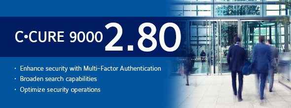 C&bull;CURE 9000 v2.80 users now have the ability to add two-factor authentication without needing to upgrade readers. With this added layer of security, users are notified on their mobile phone the moment their badge is used on a two-factor configured door, and have the option to approve or deny the access request as a second form of authentication, which helps to mitigate against lost or stolen cards.