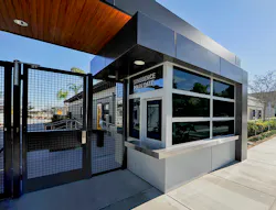 This featured unit recently manufactured for a K-8-grade private school complements the architecture of the campus and is positioned at the entry to the campus offering a valuable security presence. This featured unit recently manufactured for a K-8-grade private school complements the architecture of the campus and is positioned at the entry to the campus offering a valuable security presence.