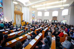Hundreds of people attended a service for Lori Gilbert-Kaye, 60, at the Chabad of Poway on April 28, 2019 in Poway, Calif. Gilbert-Kaye was killed by a gunman at the synagogue. Hundreds of people attended a service for Lori Gilbert-Kaye, 60, at the Chabad of Poway on April 28, 2019 in Poway, Calif. Gilbert-Kaye was killed by a gunman at the synagogue.