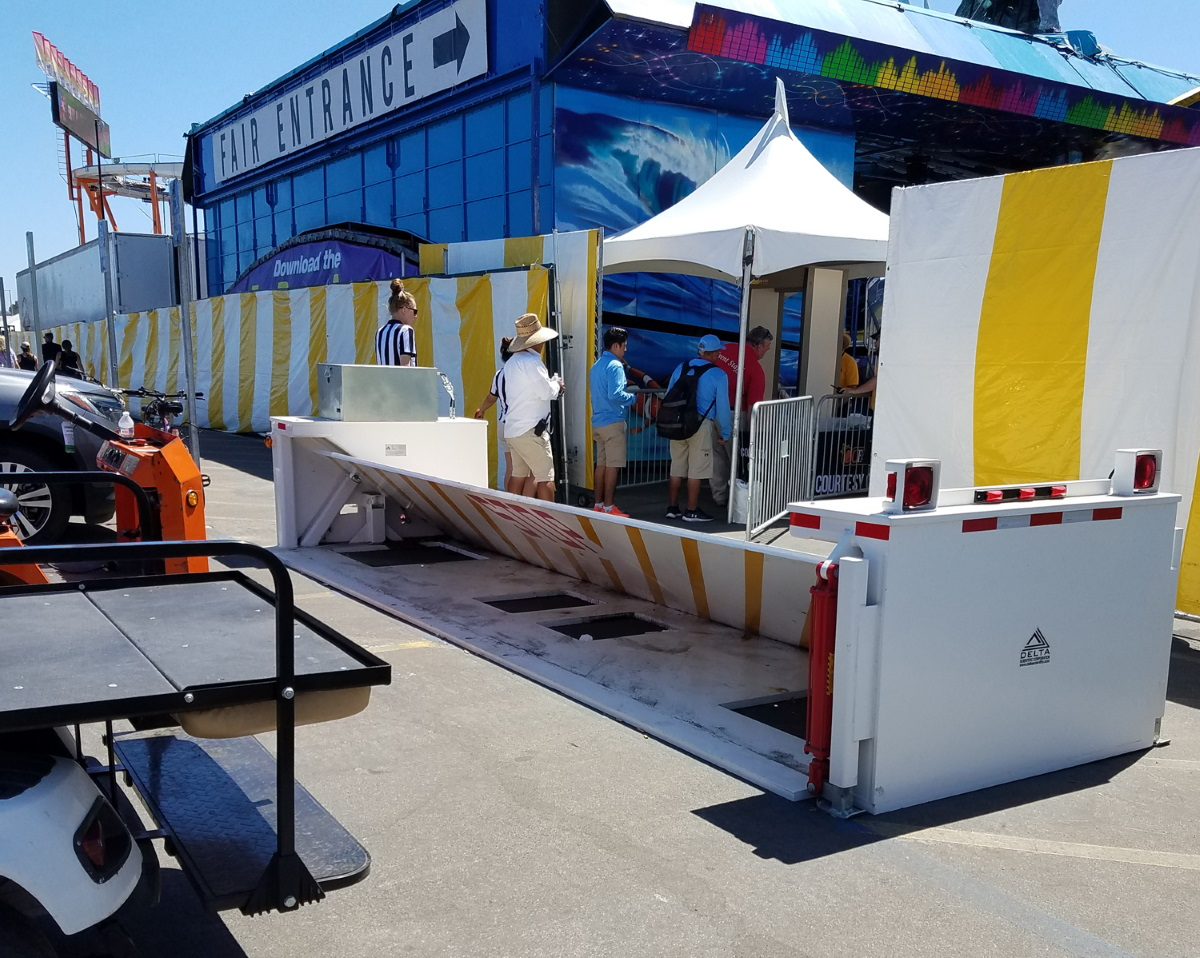 The Orange County Fair (Costa Mesa, Calif.) is deploying two Delta Scientific MP5000 portable barriers to protect 1.4 million guests over the event's 23 day run.