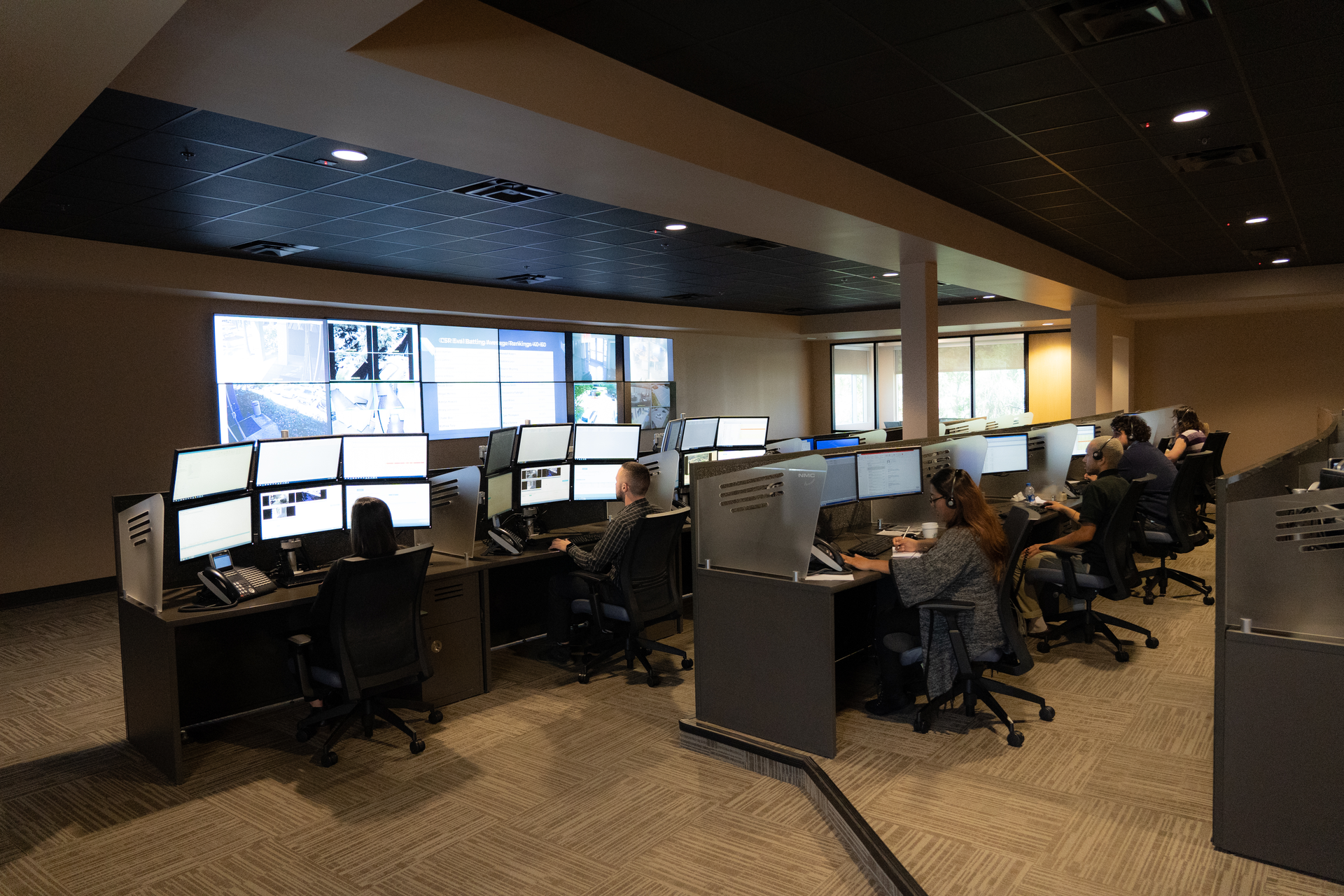 A look inside NMC&rsquo;s proactive video monitoring center.