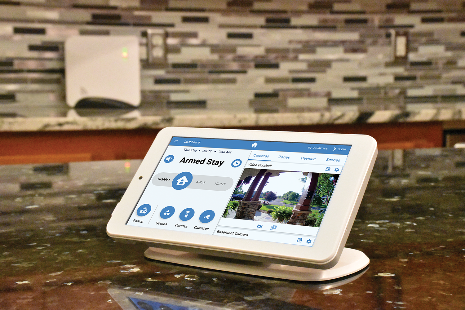 Re667 W Re6100 P Slimline Touchpad With Base