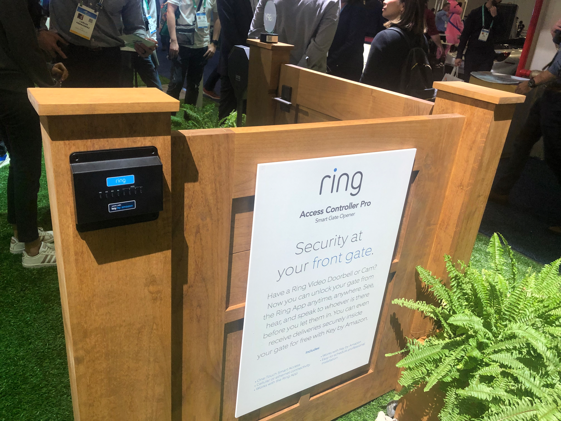 The Ring Access Controller on display at CES.