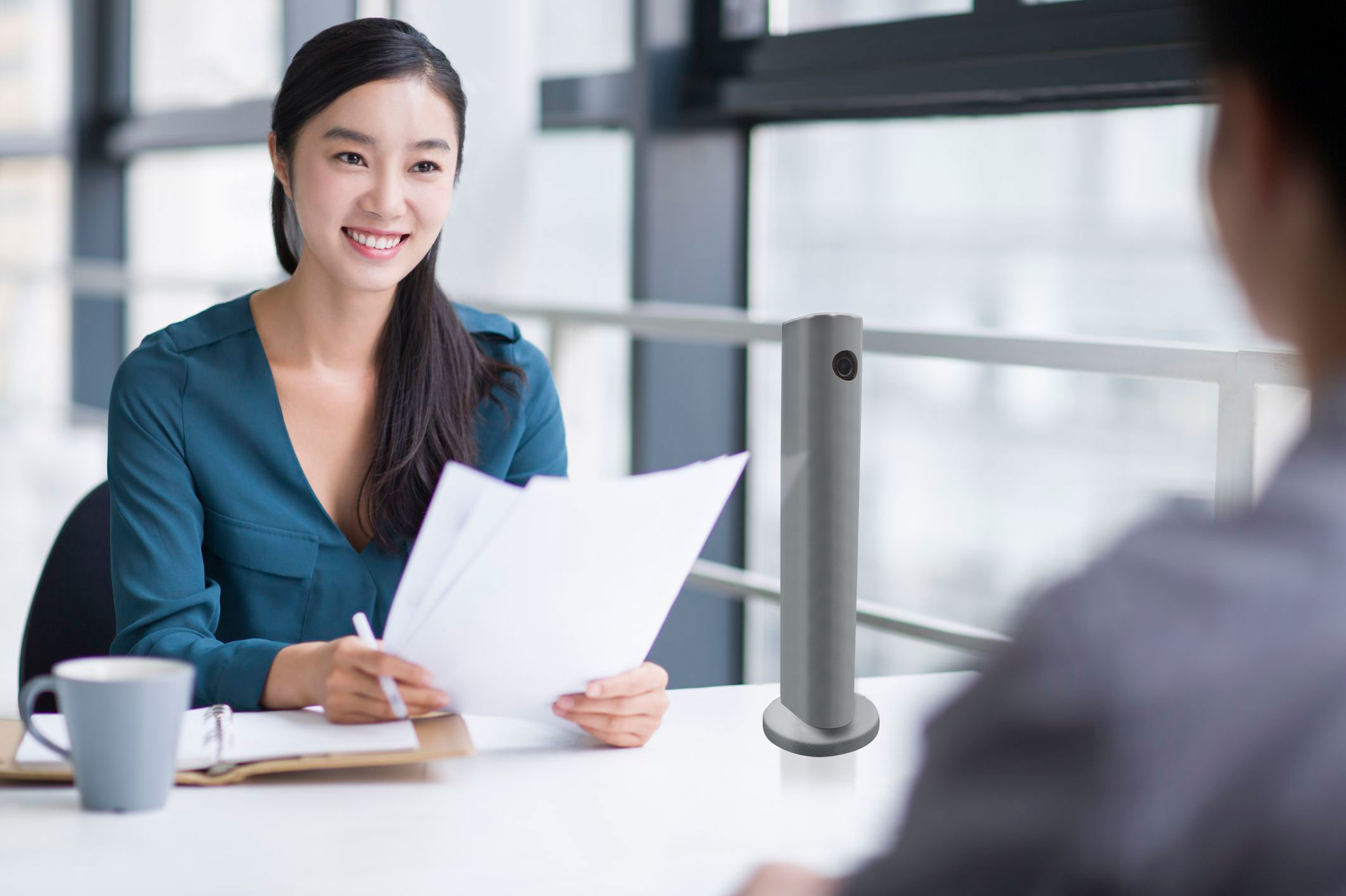 Counter Mount Curve Silver Environment