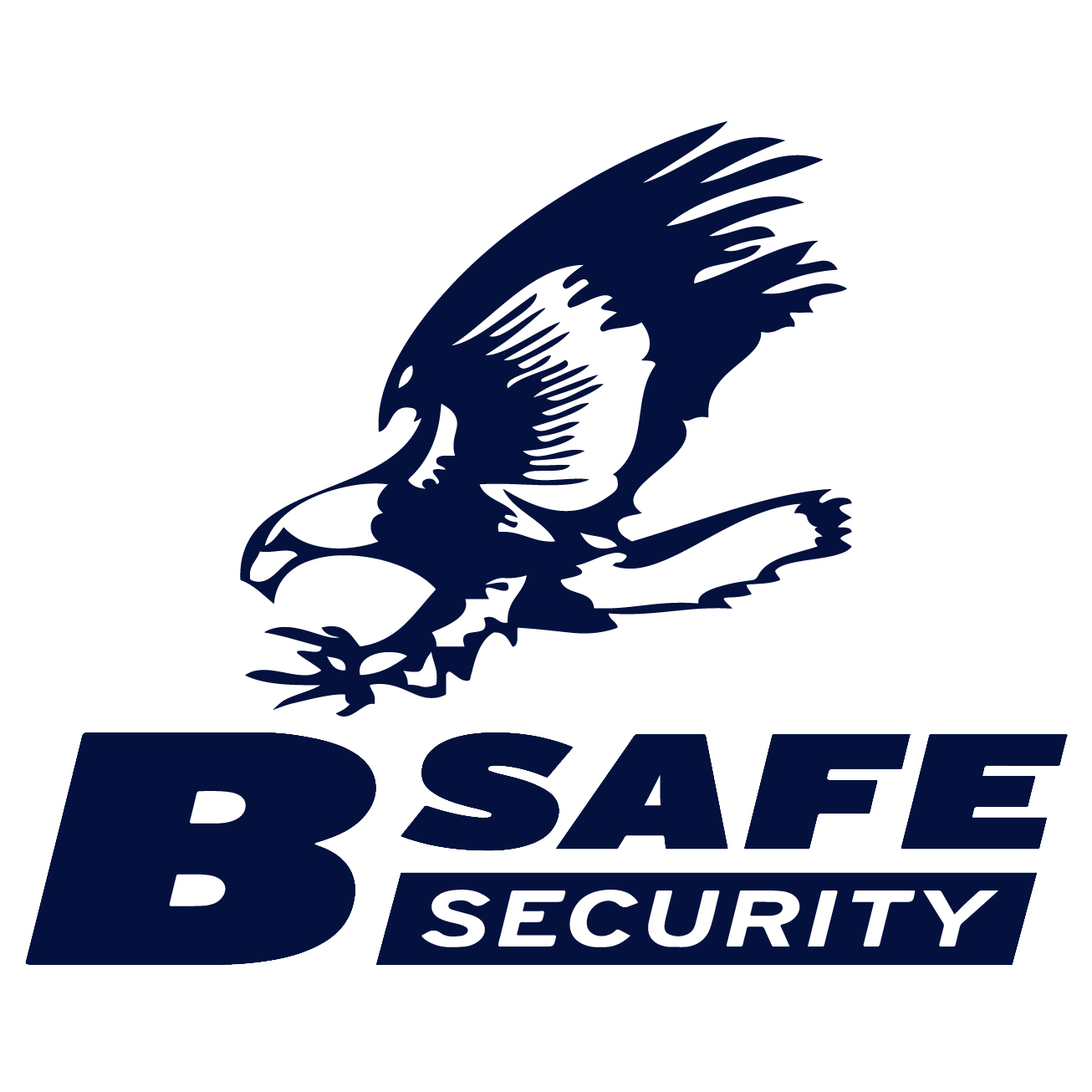 B Safe Logo With Eagle And Words 2020