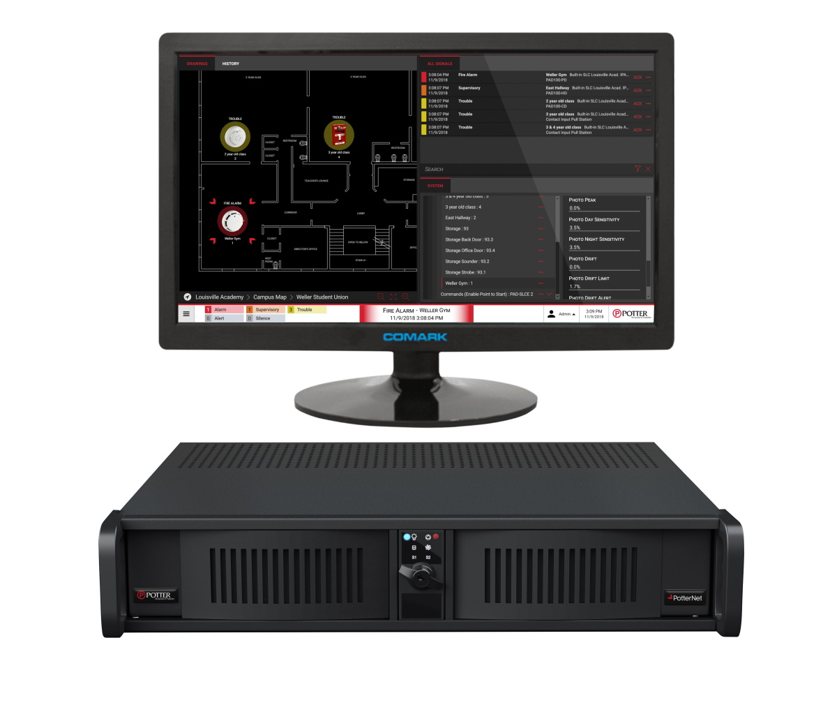 PotterNet has been updated to now include audio for mass notification.