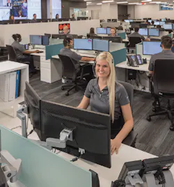 A look inside the SES monitoring center. A look inside the SES monitoring center.