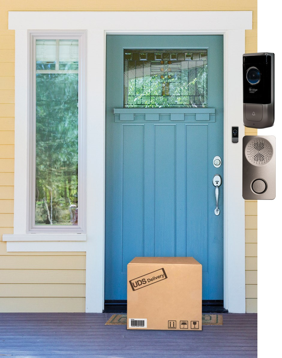 The iBridge Video Doorbell lets accounts know who&rsquo;s at the door and speak to them, even when they are nowhere near home.