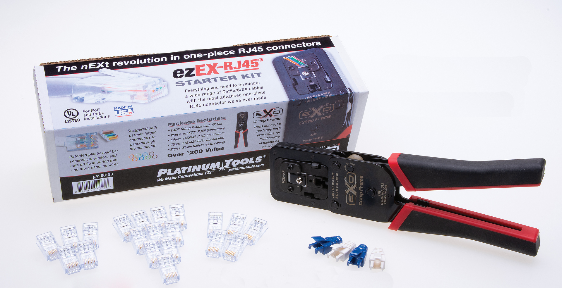 Platinum Tools Ez Ex Rj45 Starter Kit Pn90188
