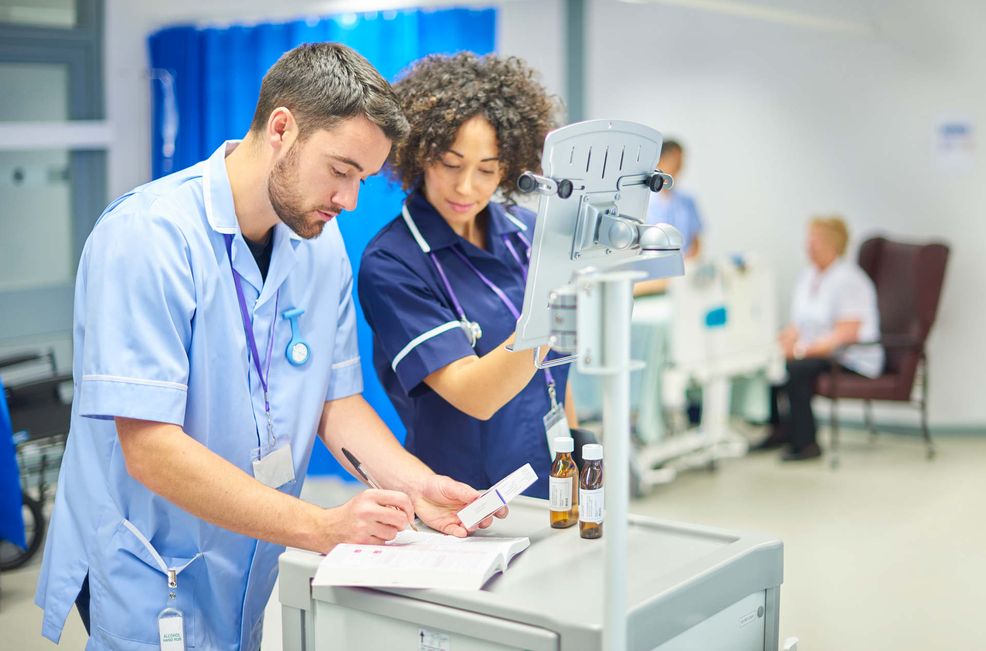 Electronic Access Control can address sometimes overlooked areas where touch-free solutions could be deployed, including on mobile medical carts.