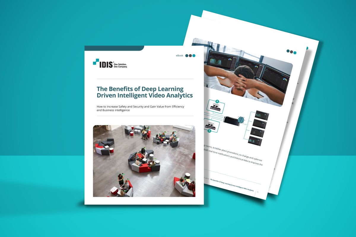 IDIS&rsquo;s recently announced the availability of a new eBook dubbed, 'The Benefits of Deep Learning Driven Intelligent Video Analytics.'