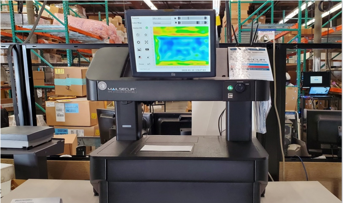 RaySecur has developed a new desktop-sized 3D scanner dubbed 'MailSecur' that leverages millimeter wave technology to scan packages for a wide variety of threats.