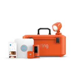 Available exclusively via Home Depot, Ring Alarm Pro technologies can be used for portable commercial jobsite security. Available exclusively via Home Depot, Ring Alarm Pro technologies can be used for portable commercial jobsite security.