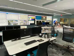 The airport operations center houses the new command center, badging office and training room. The airport operations center houses the new command center, badging office and training room.
