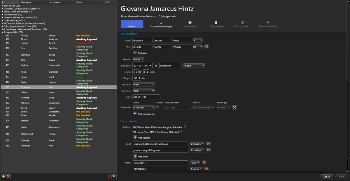 The Security Center Airport Badging Solution from Genetec reduces the need to work with multiple different systems and simplifies the entire badging process.