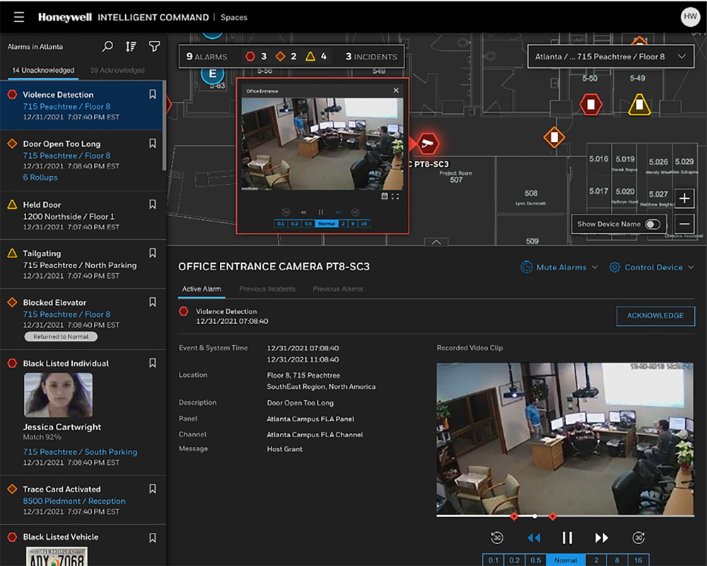 Pro Watch Intelligent Command Spaces