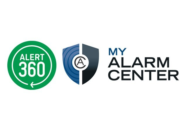 Alert 360 And My Alarm Center Logo