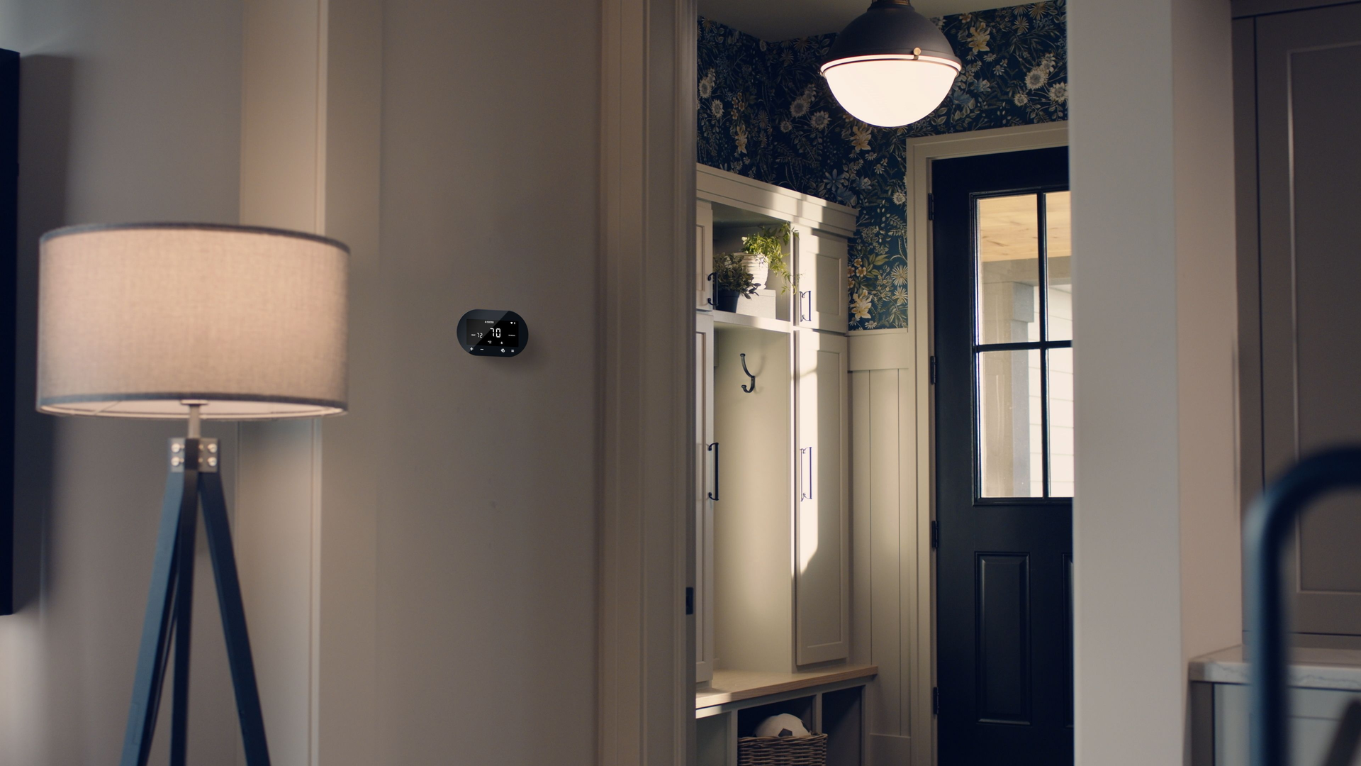 GE Lighting debuted its new Cync Smart Thermostat and Temperature Sensor at CES 2022.