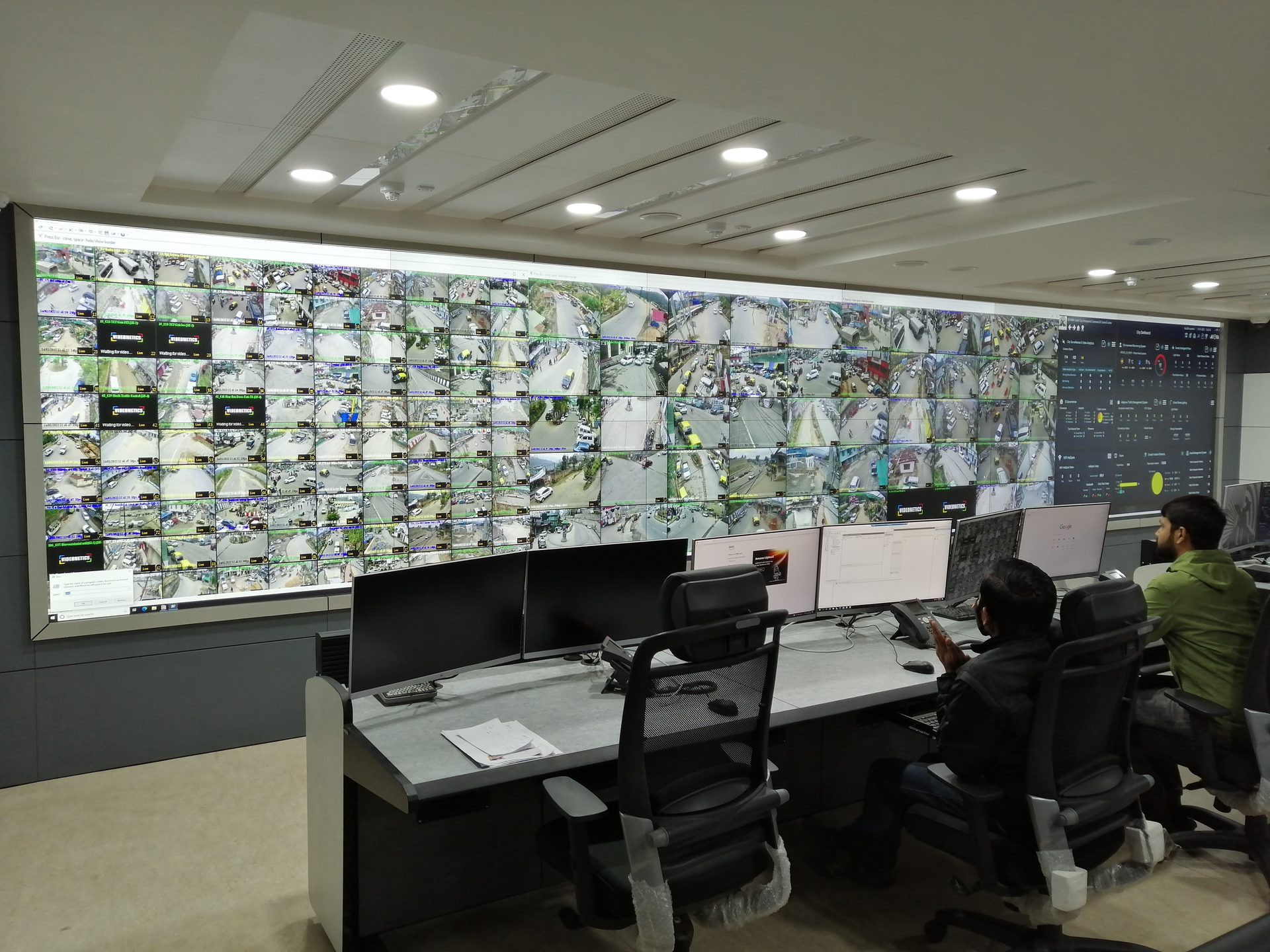 Nagaland's Smart City integrated command and control center.