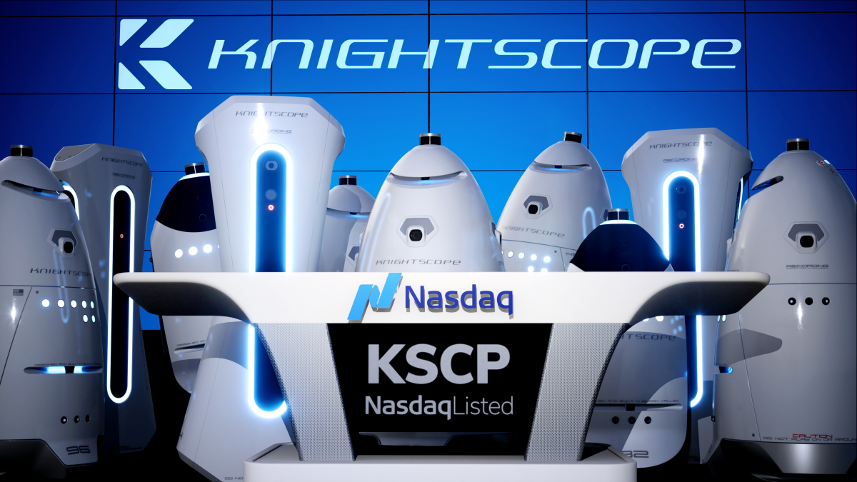 Knightscope has begun publicly trading on NASDAQ under the ticker symbol 'KSCP.'