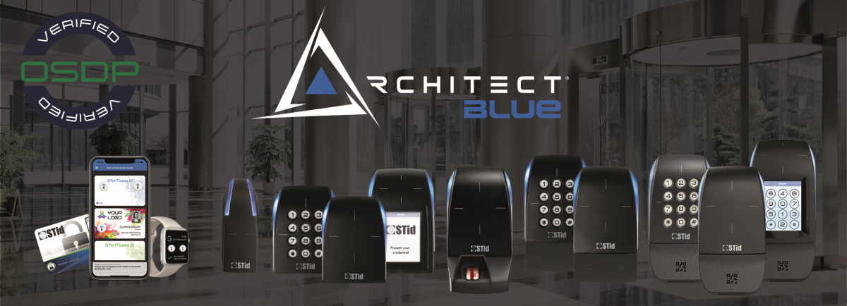 STid's Architect Blue series readers have been certified to meet the Security Industry Association (SIA) Open Supervised Device Protocol (OSDP) standard.