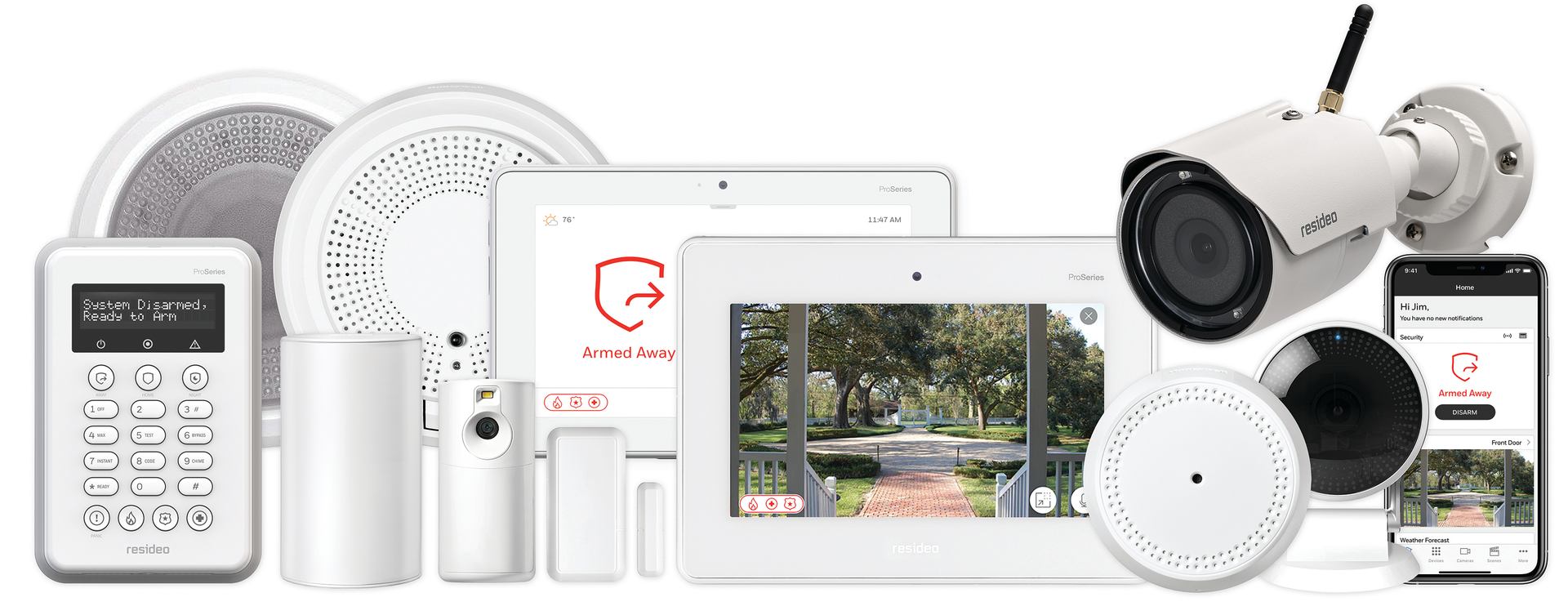 Resideo Pro Series With Collage