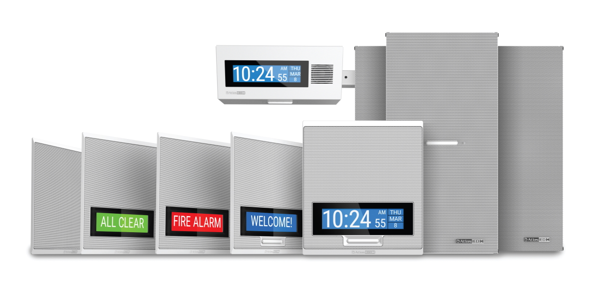 AtlasIED's IPX line of emergency communication solutions.