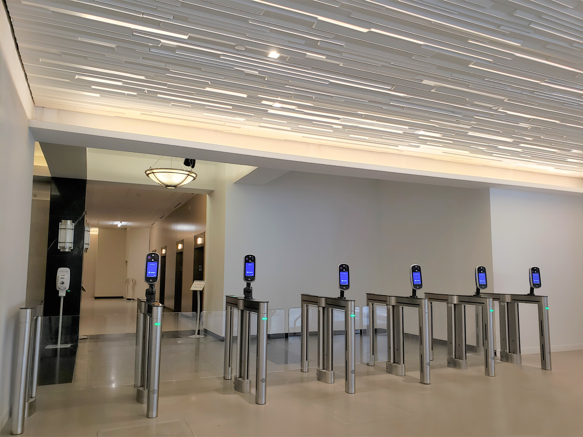 Today's optical tunrstiles can be intergrated with a variety of technologies, including biometric facial recognition.