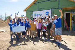 ADT volunteers helped build five Habitat for Humanity houses in Florida, Colorado, Louisiana, Washington and Nevada. ADT volunteers helped build five Habitat for Humanity houses in Florida, Colorado, Louisiana, Washington and Nevada.